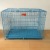 Manufacturer direct-selling folding metal wire dog cage puppy dog small medium sized dog teddy bear dog cat cage.