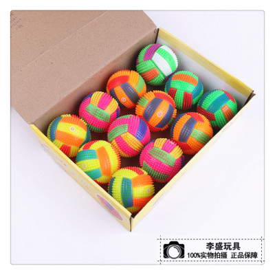Children's toy glitter ball manufacturer direct selling wool flash toy.