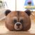 Creative simulation 3D cartoon pillow printing rabbit panda pillow imitation bear pillow stuffed toy.