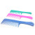 Boxed hair and curly hair comb color plastic wide tooth comb hair wash hair comb.