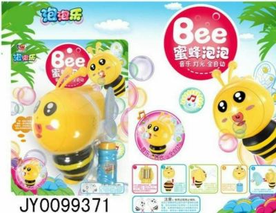 Bubblebee electric automatic bubble bee music with light 3C bar code