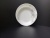 Ceramic bone China gold 8 inch round soup plate.