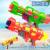 The new summer toy gun has a long range air pressure water gun water park to sell toys.