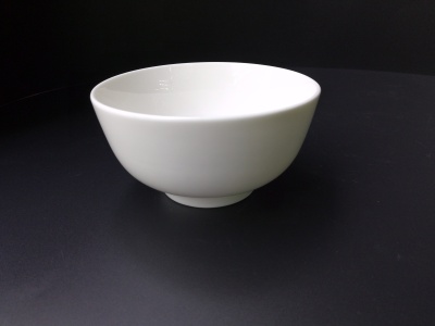 Porcelain bone ware for daily use 5.5 inch straight mouth bowl white.