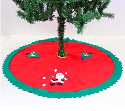 Factory direct selling Christmas non-woven tree skirt Christmas tree