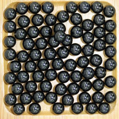 Black No Hole 1.5-10mm Round Pearls Imitation Pearls Craft Art Diy Beads Nail Art Decoration
