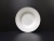 Porcelain bone China 8.5 inch round flat side soup plate white tire gold wire/single silver wire.