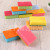 Color Scouring Sponge 10 Pieces Household Cleaning Sponge Brush Dishcloth Scouring Pad Double-Sided Spong Mop Dish Towel