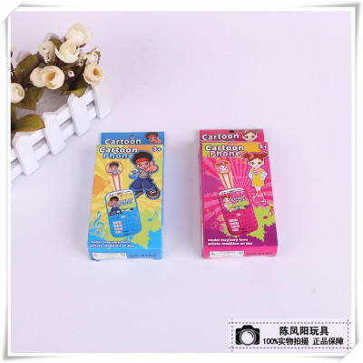 Cartoon mobile phone model children mobile phone toys high-quality plastic mobile toys manufacturers direct sales.