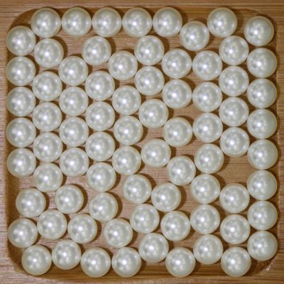 Ivory No Hole 1.5-18mm Round Pearls Imitation Pearls Craft Art Diy Beads Nail Art Decoration