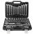Red ratchet socket wrench set auto repair group set of multi-functional repair group in one set.