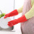 PVC four seasons multi-color gloves latex household wash bowl laundry rubber gloves waterproof gloves wholesale.