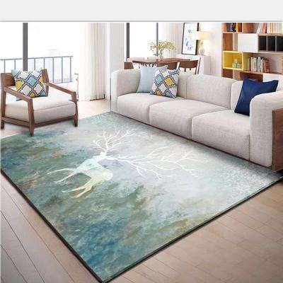 Environment-friendly indoor carpet, anti-bacterial and anti-mite high-definition printed floor mat carpet 160*230