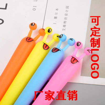 Creative Stationery Student School Supplies Cute Snail Shape Gel Pen Black Gel Ink Pen 0.5mm