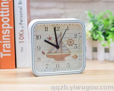 Cartoon Children's Alarm Clock Plum Blossom Diamond round and Square Funny Home Company Gift Gift Clock Wholesale