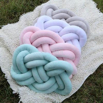 Ins Nordic style hot hand knitting pillow as sofa decoration plush toys