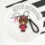 Cartoon brown bear key chain pendant quality male bag hang decoration trend female bag key accessories
