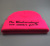 European and American Popular Women's I Wear Pink Letter Embroidery Knitted Hat Sleeve Cap Warm Wool Hat