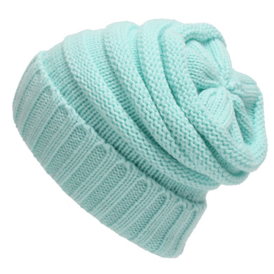  men and women general outdoor head cover winter warm and solid color hat factory supply.
