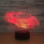 Sports car lamp creative gift 3D lamp crystal lamp new and strange ground stand product small night light