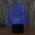 Foreign trade new trophy 3D lamp, colorful remote touch controlled led lamp creative products, small night light