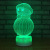 Amazon ebay sells creative snowman 3D modeling lamp LED lamp children room decorative lamp light night lamp