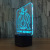 Foreign trade new trophy 3D lamp, colorful remote touch controlled led lamp creative products, small night light