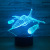 Foreign trade new fighter small night light manufacturer's creative 3D acrylic desk lamp LED gift lamp