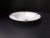 8.5 inch bone porcelain round edge soup relief gold/platinum.