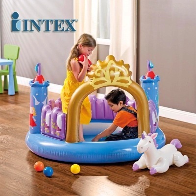 Original Authentic Intex Howl's Moving Castle Marine Ball Ball Pool Children's Inflatable Toys Get Marine Ball Free