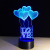 Wholesale led 7 color plug-in usb power supply acrylic creative 3d small lamp gift love small night light