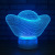 3D jinyuanbao small night light creative gifts bedside lamp usb power bedroom decorative light 1456.