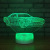 Baby creative electronic gift 3D cool car small night light children bedroom decorative light USB battery lamp 1461.