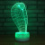 Factory wholesale new strange cobra small night lamp acrylic 3D night lamp bedside creative LED lamp 220.