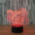 The new motorcycle 3D lamps and colorful remote touch creative products gift table lamp led light night light