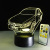 Hot selling small bridge car 3D art lamp touch remote control 7 color acrylic creative lamp visual lamp