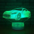 Car 3d night lights USB baby new exotic colorful led desk lamp energy-saving creative gift decorative light 1476.