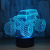 Foreign trade new 3D light 7 color remote touch control led lamp creative products small night light
