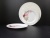 Porcelain plate for daily use porcelain plate flat plate 9 inch round flat small membrane flower single line.