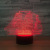 Hot style galley 3D small night light led lamp bedside lamp 7color touch acrylic lamp