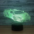 Sports car lamp creative gift 3D lamp crystal lamp new and strange ground stand product small night light