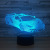 Sports car lamp creative gift 3D lamp crystal lamp new and strange ground stand product small night light