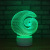 The new 7-color conch 3D lamp, LED energy-saving lamp, and the customized gift of the power saving lamp.