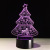 E-commerce new Christmas tree 3D lights, colorful remote touch controlled led lamp creative products, gift night light
