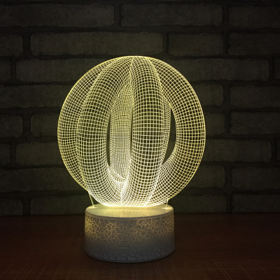 New and unique electronic products of the new 3d gift desk lamp, new and exotic electronic products