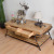 The new Nordic LOFT tea table living room home guest tea table wood to make old wooden living room American tea table.