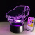 Hot selling small bridge car 3D art lamp touch remote control 7 color acrylic creative lamp visual lamp