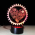 Spot wholesale new love 3d table lamp 7 color remote touch bluetooth audio led light night light creative