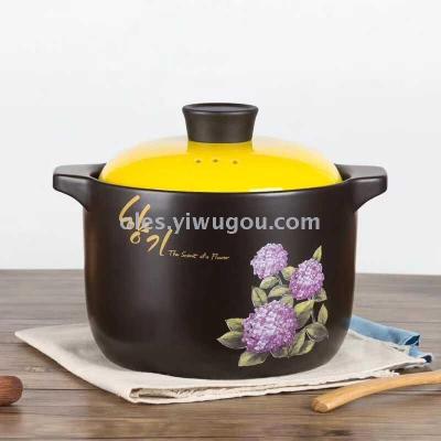 High temperature ceramic casserole clay pot soup pot soup pot will sell gifts.