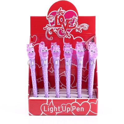 Students ballpoint pen cartoon technology lamp pen animal modeling advertising gift pen